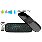 W1 Keyboard Mouse Wireless 2.4G Fly Air Mouse Τηλεχειριστήριο για TV Boxes και Smart TV